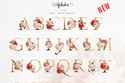 Watercolor Floral Bundle, a Texture Illustration by ollalya (Thumbnail 61 of 112)