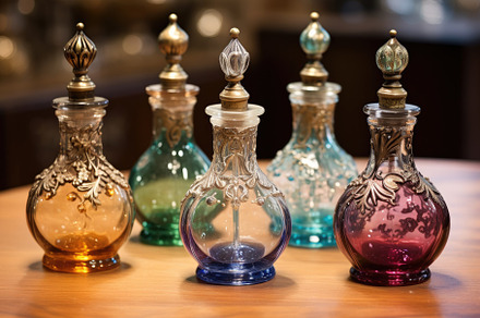A collection of various glass bottle, a Photo by Iftikhar Alam