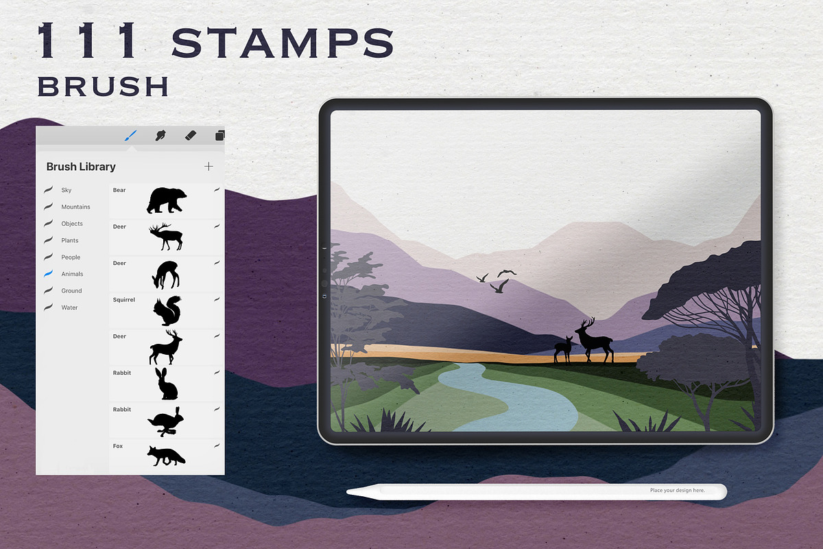 Landscape Creator, an Animal Illustration by Alina Sh (Photo 6 of 12)