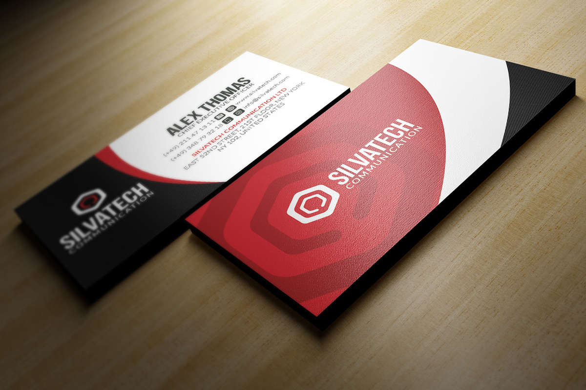 Modern Corporate Business Card, a Business Card Template by Marvel (Photo 2 of 5)