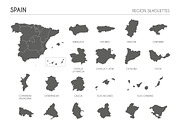Region Silhouettes of 88 countries, an Education Illustration by asantosg (Thumbnail 15 of 19)