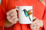 Watercolor Tropical plant & Bird, an Object Graphic by FineArt (Thumbnail 12 of 22)