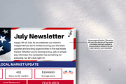 4th Of July Real Estate Newsletter, a Social Media Template by Modernastic - Canva (Thumbnail 6 of 6)