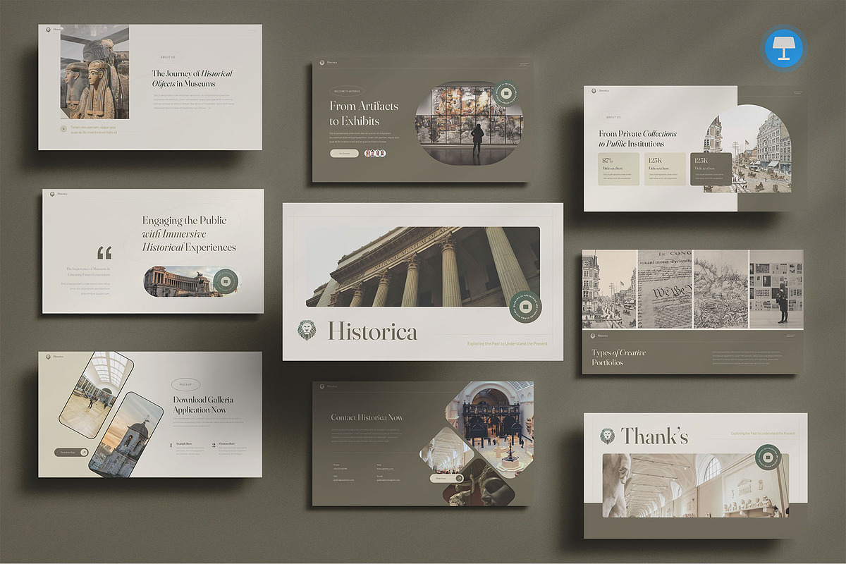 History & Museum Keynote, a Presentation Template by Pixslides (Photo 1 of 7)