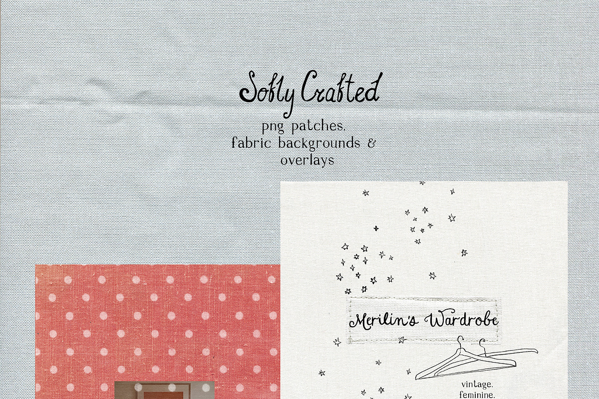 Fabric Patches & Background Textures, a Background Graphic by whiteheartdesign (Photo 14 of 20)