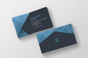 Modern Polygonal Business Cards