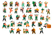 Food People Cutouts, a Person Illustration by WildStrawberry Magic (Thumbnail 2 of 4)