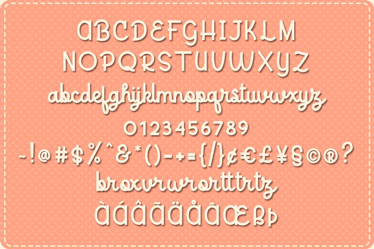Crusty Breads - Display Font, a Script Font by Almeera Std (Photo 4 of 7)