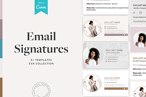 Eva Email Signature Canva Template