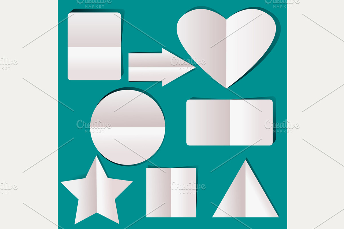 Abstract paper graphics