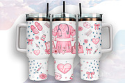 Custom Name Nurse 40oz Quencher, an Object Graphic by TumblerArtDS (Thumbnail 3 of 3)