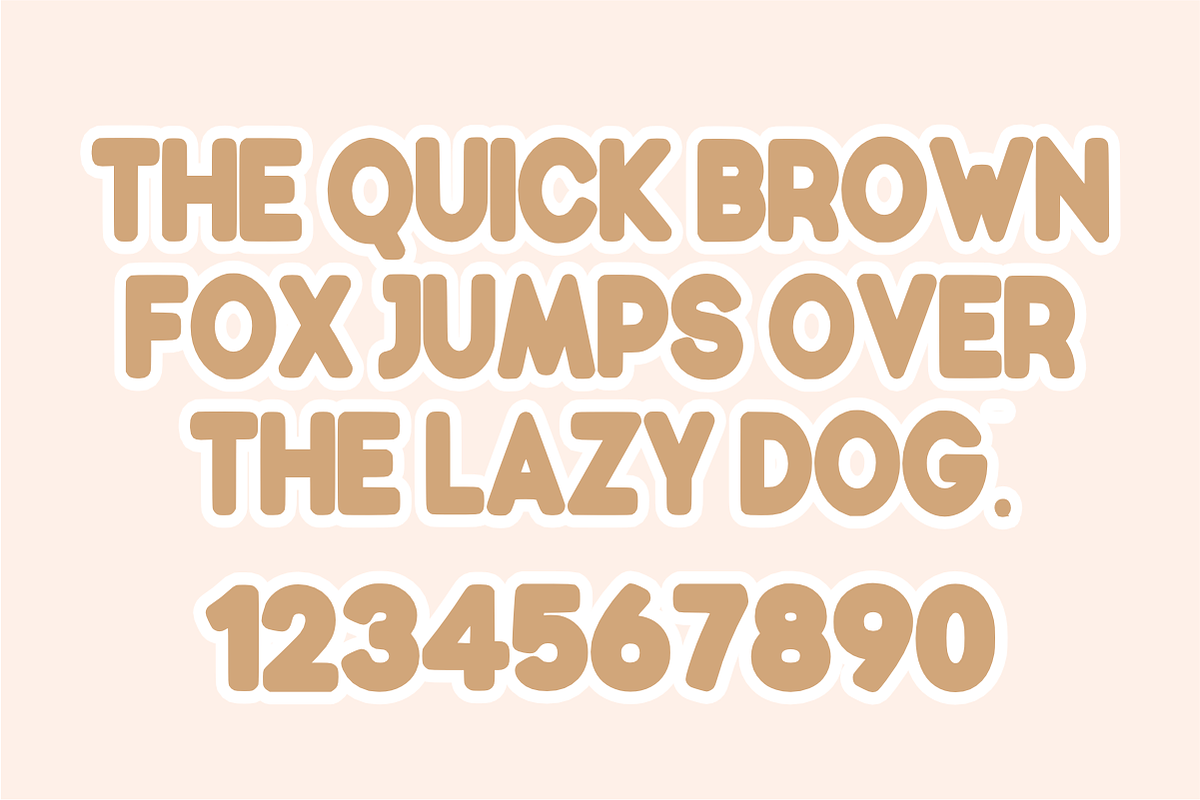 Simple Minimalist - Groovy Font, a Sans Serif Font by KiddoGlyphs Studio (Photo 5 of 5)