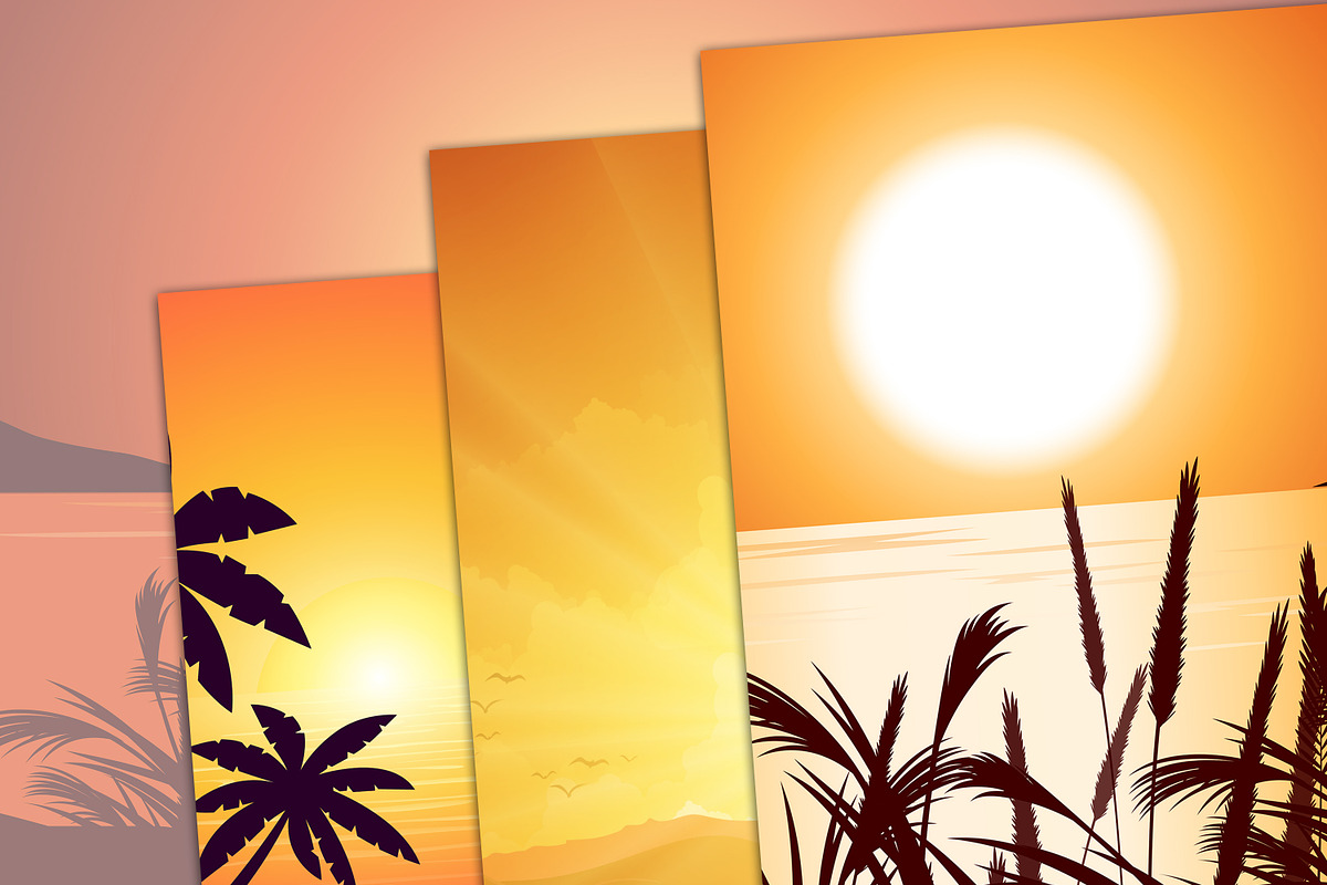 Sunset Landscape, a Decorative Illustration by Digital Studio (Photo 2 of 4)