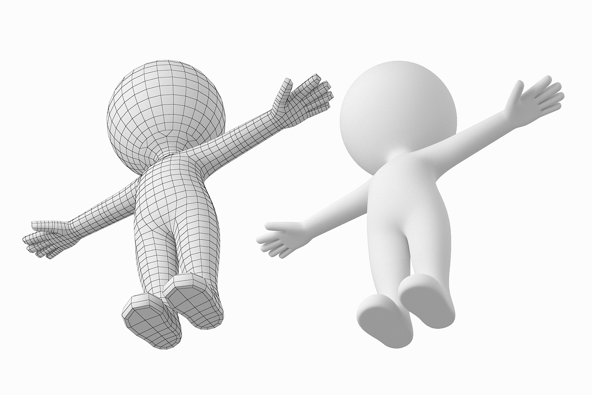 Cute Stylized Stickman in T-Pose, a Characters & Person 3D Model by VK Studio (Photo 4 of 8)