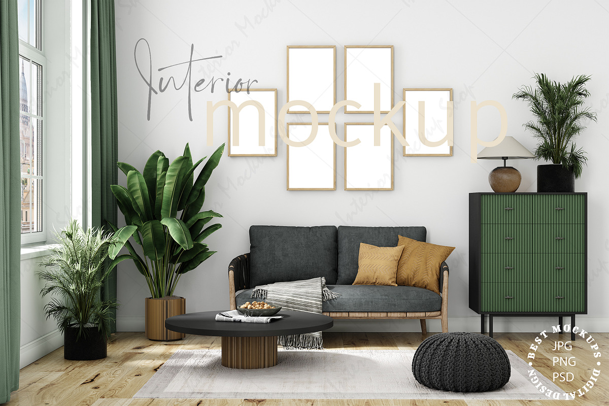 Canva Mockup, Frame Mockup, a Poster Template by Mockup Shop (Photo 2 of 2)