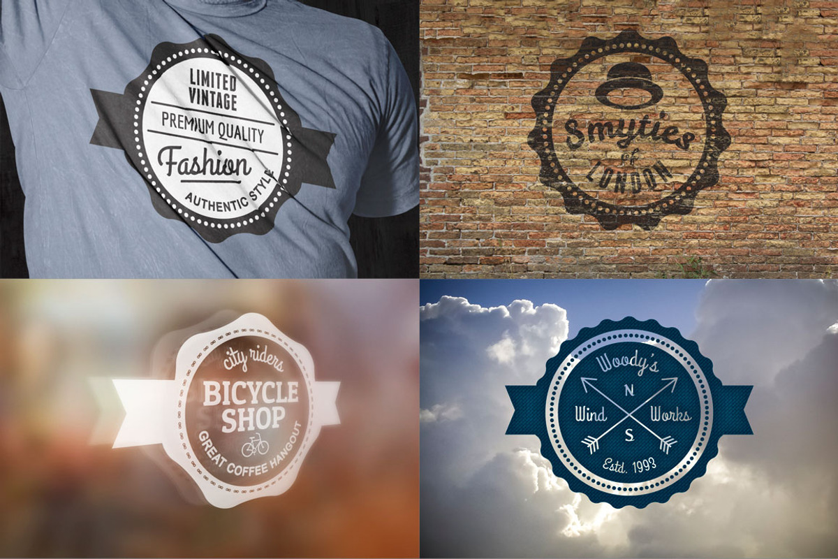 30 Logo Insignia templates, a Branding & Logo Template by Fresh Design Elements (Photo 4 of 5)