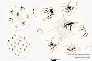watercolor spider seamless pattern, a Pattern Graphic by Pink Studio Art (Thumbnail 2 of 4)