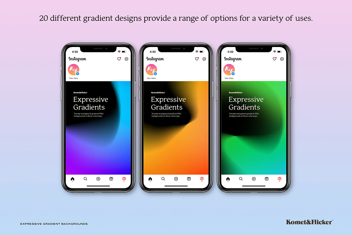 Expressive Gradients, a Texture Graphic by Komet & Flicker (Photo 5 of 15)