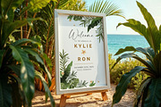 Tropical Wedding Sign, a Stationery Template by Aarley Kaiven (Thumbnail 1 of 2)