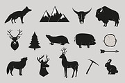 29 Wild Animals and  objects set, an Object Graphic by Sviatlana-St (Thumbnail 3 of 4)