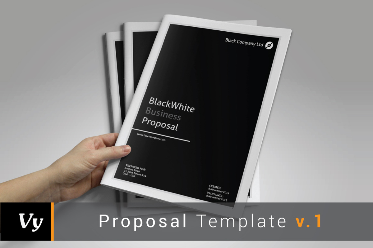 Business Proposal Template, a Brochure Template by voryu (Photo 1 of 5)