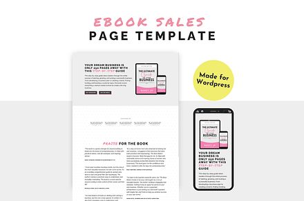 Fun Ebook Sales Templates