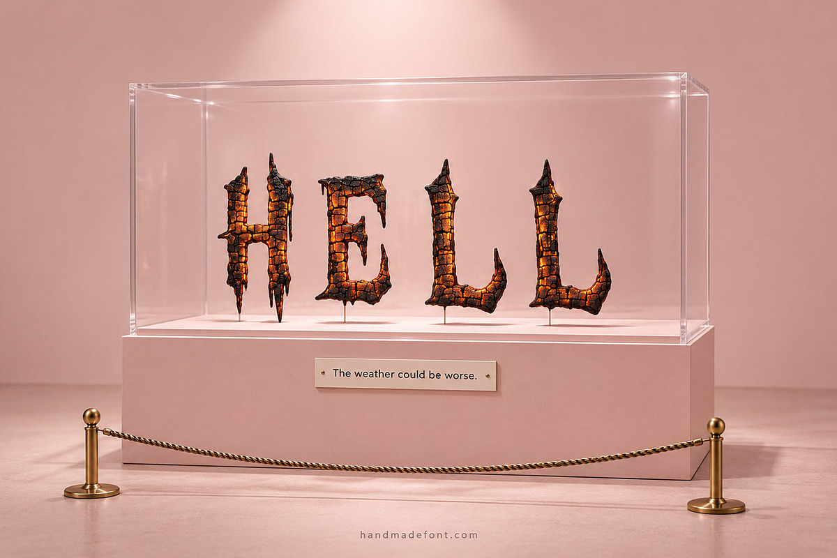 Burn Hell Font, a Blackletter Font by Handmadefont (Photo 5 of 15)