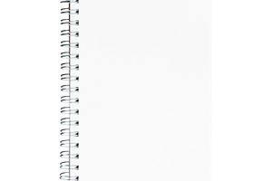 Spiral notebook with blank cover, a School & Education Photo by BOOCYS