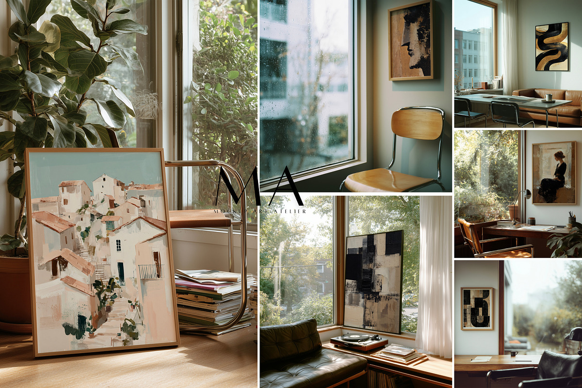 Mega Interior Frame Mockup Pack, a Household Mockup by Mockup Art Atelier (Photo 7 of 60)