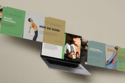 Laptop Screen Website Mockup, a Wearable Device Mockup by Tahtagraphic (Thumbnail 4 of 10)