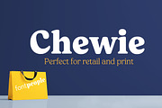 Chewie font family by FontPeople, a Serif Font by FontPeople (Thumbnail 1 of 6)