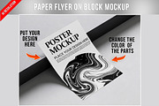 Paper Flyer On Block PSD, a Product Mockup by Bruno's Shop (Thumbnail 1 of 3)