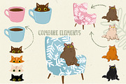 Cat creator collection, an Animal Illustration by Marine art (Thumbnail 2 of 6)