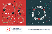 20 Christmas wreath collection, a Decorative Illustration by Anttoniu (Thumbnail 2 of 3)