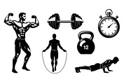 Ultimate Fitness Gym Vector Bundle, an Illustration by Creativeshirt (Thumbnail 44 of 51)