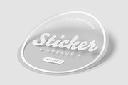 Sticker Mockup Bundle, a Product Mockup by Medialoot (Thumbnail 6 of 11)