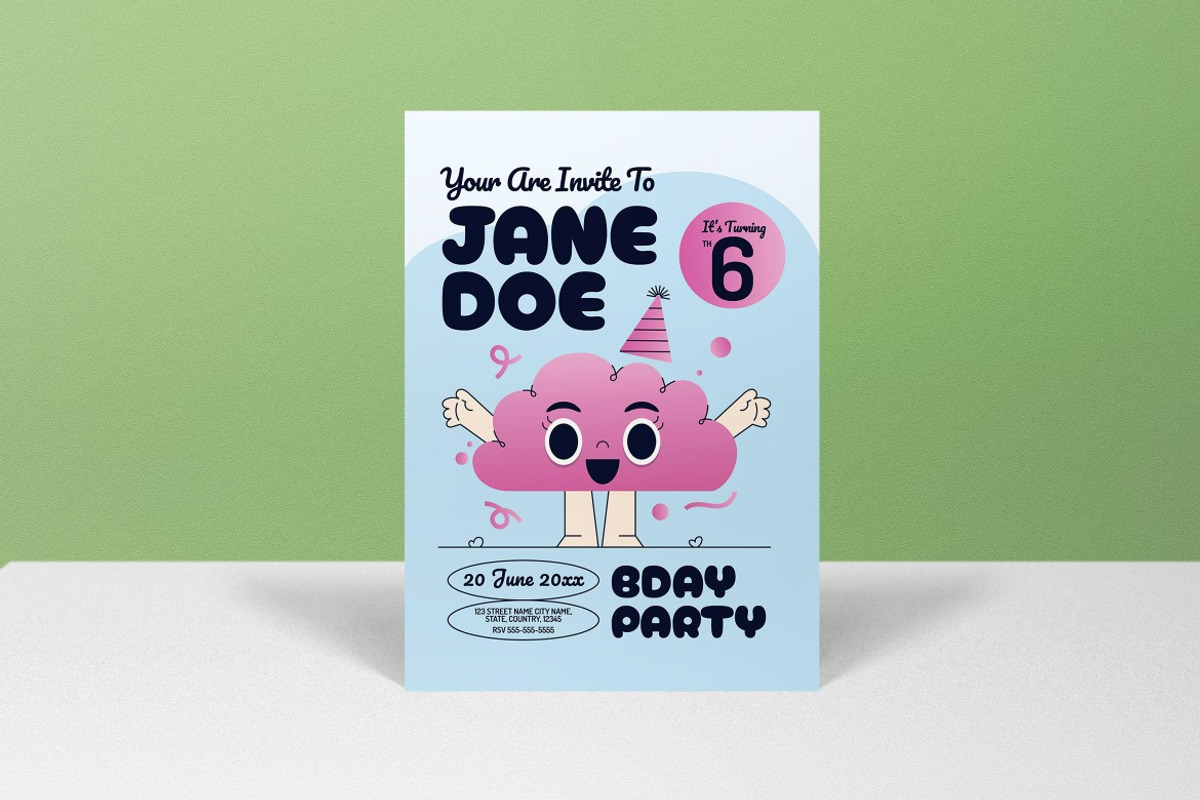 Birthday Boy And Girl Invitation preview 3