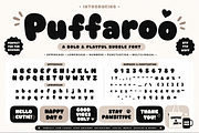 Puffaroo – Playful Bubble Font, a Sans Serif Font by RAHMAT (Thumbnail 6 of 11)