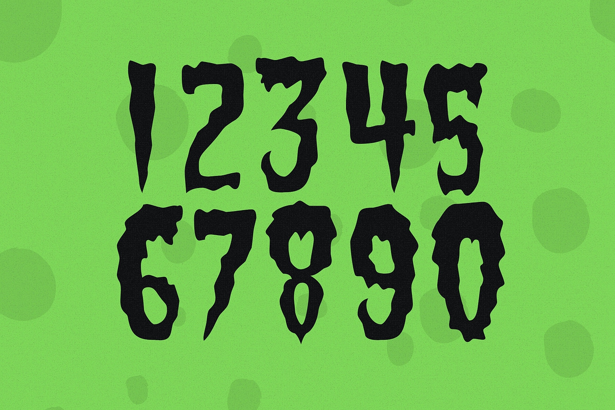 Nightmare Notes - Frankenstein Type, a Sans Serif Font by HipFonts (Photo 5 of 7)