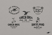 20 Retro Apparel Logos + Extra, an Education Illustration by Davide Bassu (Thumbnail 11 of 16)