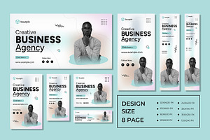 Business Web Banner Set Layout, an UI Kit Template by CreativeShaper