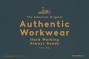 National Railway - A Rustic Font, a Sans Serif Font by Komet & Flicker (Thumbnail 6 of 15)