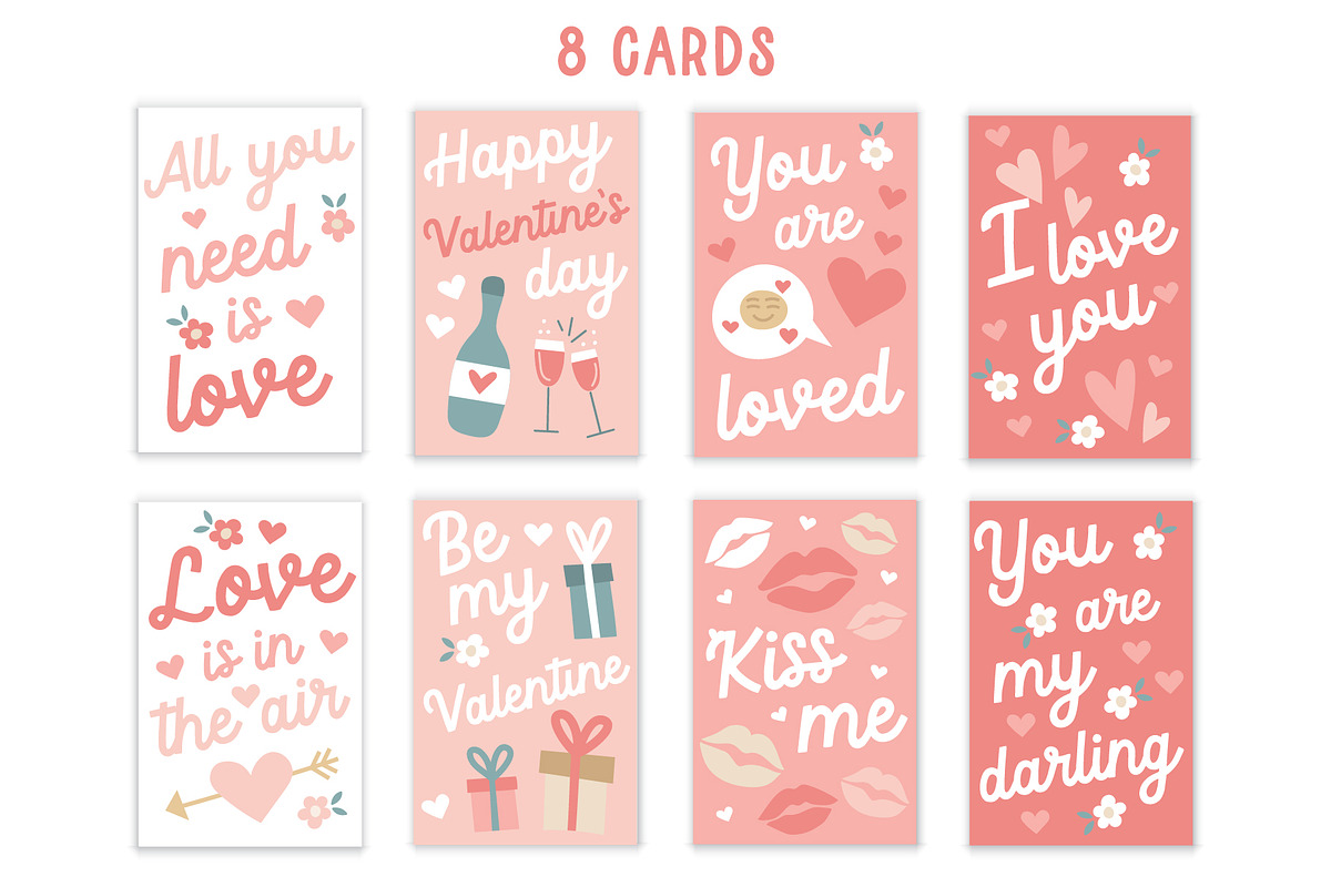 Happy Valentine's day heart bundle, a Pattern Graphic by RevolutionizZed (Photo 3 of 13)