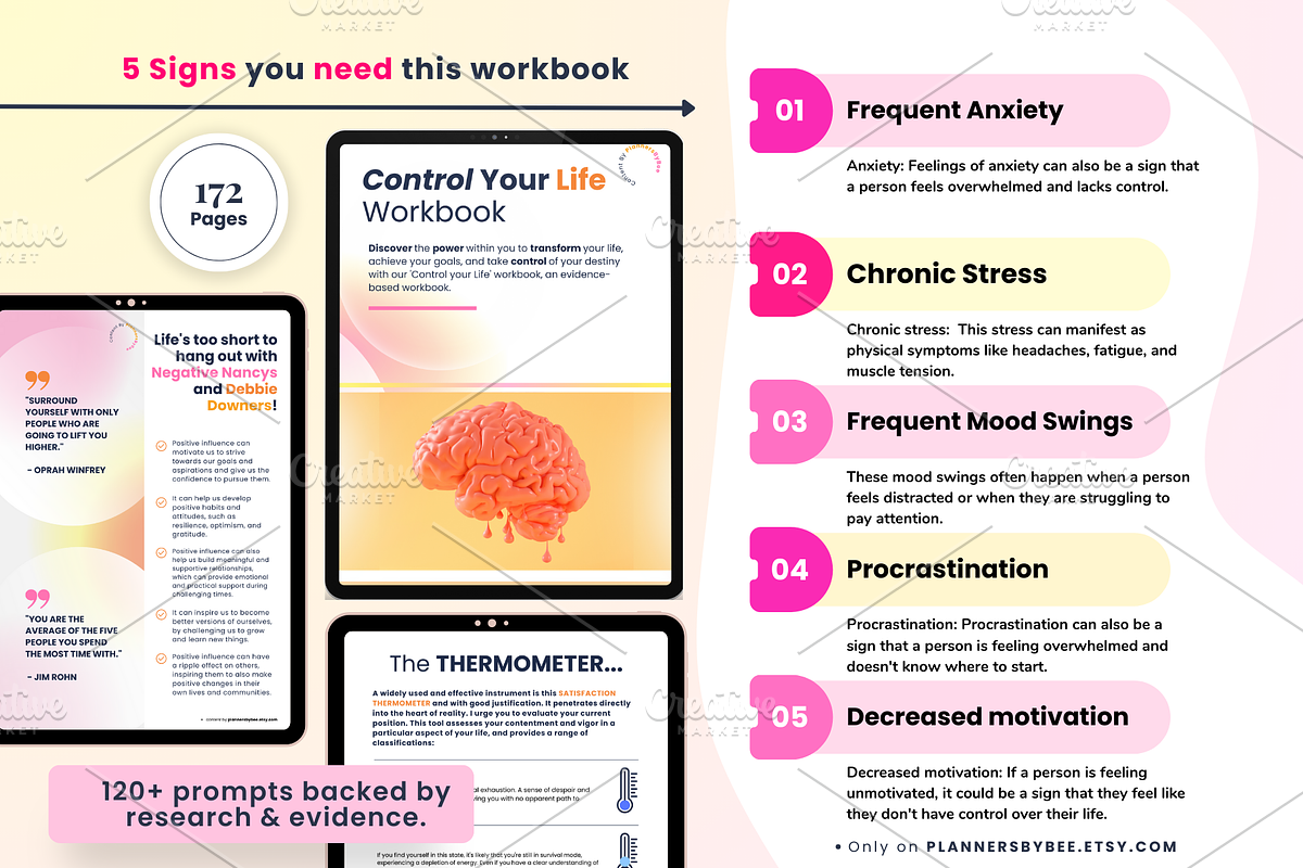 Self Image Therapy, Self Therapy, a Print Template by PlannersByBee (Photo 1 of 2)