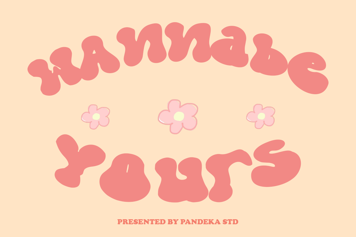 Super Wave - Retro Groovy Font, a Serif Font by Pandeka Studio (Photo 6 of 14)