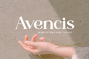 Avencis | Modern Elegant Serif Typef, a Serif Font by Artdez (Thumbnail 1 of 5)