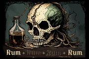 Dark rum vintage typeface plus bonus, a Font by Fractal fonts & graphics (Thumbnail 3 of 31)