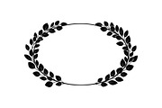 Botanical Oval Wreath Frame Bundle, an Illustration by Designer_Momina (Thumbnail 43 of 51)