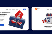 Independence Day of United State, a Furniture 3D Model by orenjidesign (Thumbnail 5 of 8)