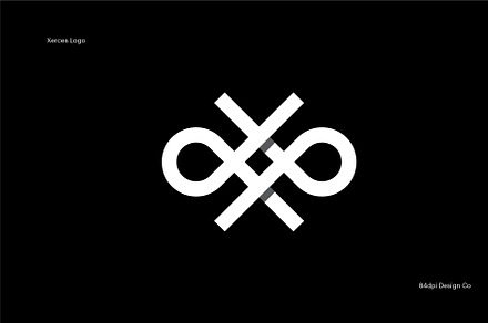 X is for Xerces Logo Template